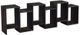 Porter International Designs Fall River Gray 6-Tier Bookcase-2