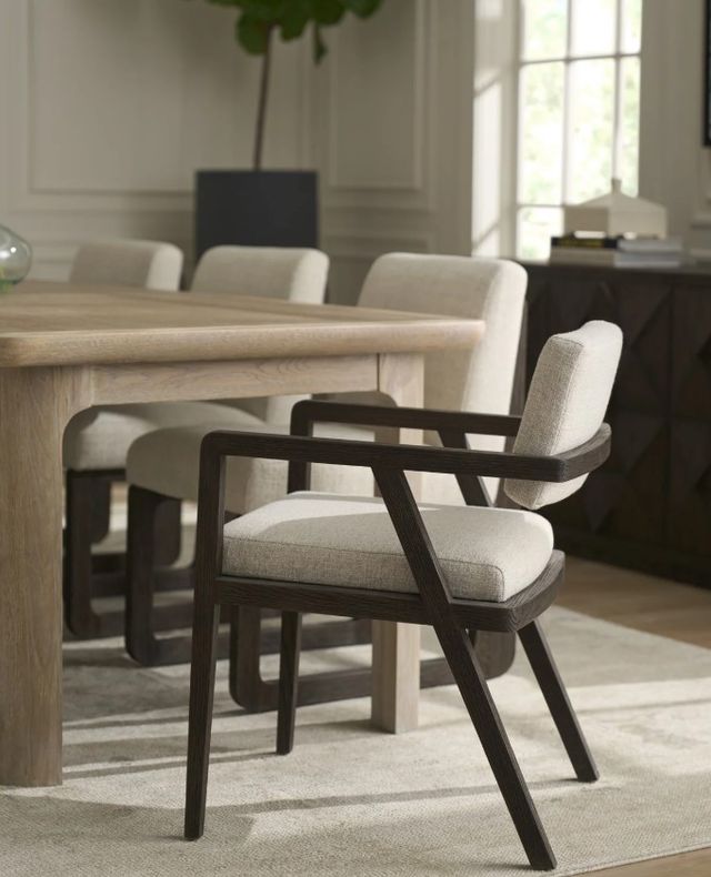 Universal Explore Home™ Modern Monique-Sable Dining Arm Chair-1