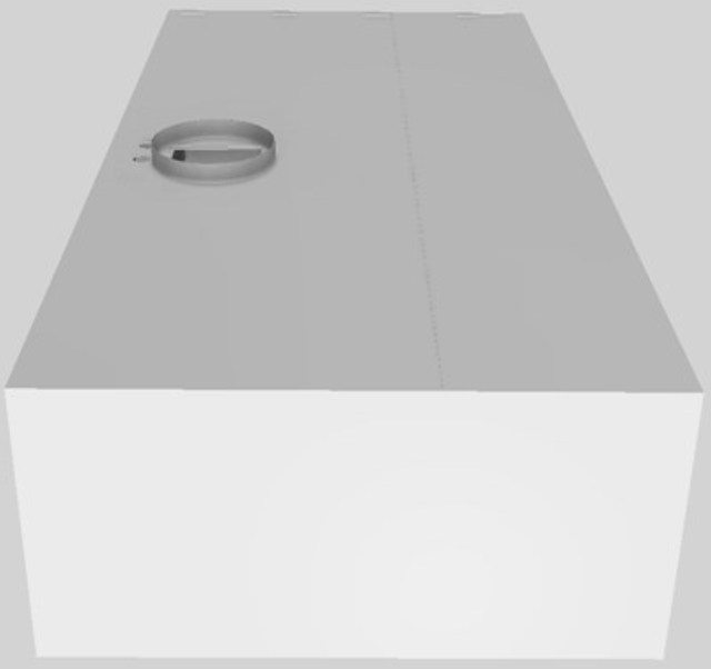 Vent-A-Hood® 48" White Wall Mounted Range Hood-1