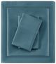 Olliix by Sleep Philosophy Teal California King 300 Thread Count Liquid Cotton Sheet Set-0