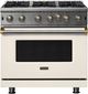Viking® 5 Series 36" Pure White Pro Style Gas Range-0