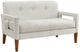 Homelegance® Belfort Beige Loveseat-0
