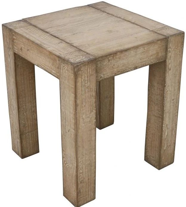 Nest Home Collections Maxwell Old Wood End Table-0