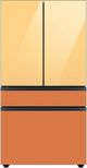 Samsung Bespoke 36" Clementine Glass French Door Refrigerator Bottom Panel-3