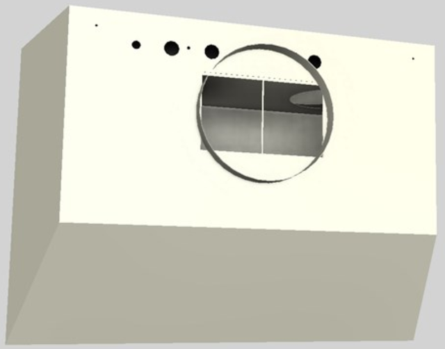 Vent-A-Hood® 30" Biscuit Wall Mounted Liner Insert-2