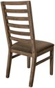 International Furniture Direct Balam Stained Brown Side Chair-3
