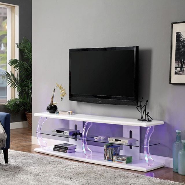 Furniture of America® Ernst White 60" TV Stand-1