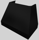 Vent-A-Hood® Designer Series 42" Black Wall Mounted Range Hood-4