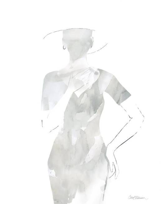 Classy Art Fashion Cover I by Carol Robinson Mirrored Frame Wall Art-1