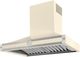 La Cornue CornuFé 90 Albertine 36" Morning Dew Wall Mounted Range Hood-0