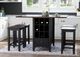 Jofran Inc. Asbury Park 5-Piece AP Black/Autumn Brown Dining Set-1