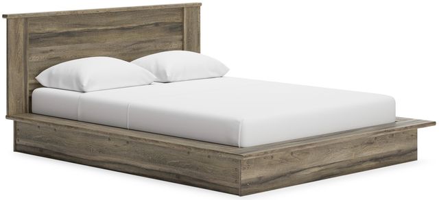 Signature Design by Ashley® Shallifer 4-Piece Brown Full Panel Bed Set-1
