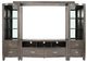 Jofran Inc. Scarsdale Gray Media Bridge-2