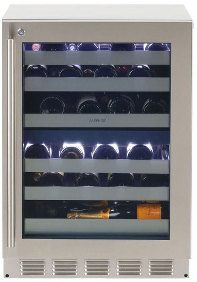 Sapphire Series 3 5.5 Cu. Ft. Stainless Steel Wine Cooler