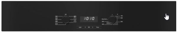Miele PureLine 30'' Black Single Electric Wall Oven-1