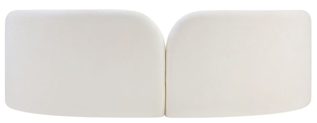 Meridian Furniture Daphne Cream Chenille Fabric Sofa-3