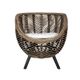 A & B Home Black/Brown Chair-1