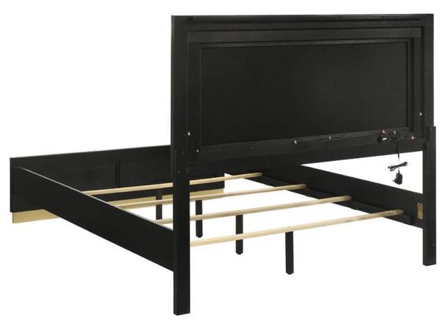 Coaster® Caraway 4-Piece Black Eastern King Bedroom Set-2