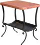 Horizon Home® Santa Fe Copper Side Table with Black Base-0