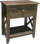 Vintage Furniture Cross 13" Side Table-0