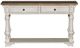 Liberty Furniture Morgan Creek Tobacco Sofa Table with Antique White Base-0