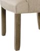 Elements International Stone Taupe Standard Height Parson Arm Chair-3