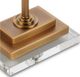 Currey & Company Caldwell Antique Brass/Off-White Floor Lamp-3