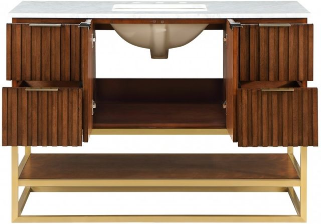 Meridian Furniture Monad Walnut 48" Bathroom Vanity-3