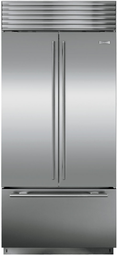 Sub-Zero® 21.0 Cu. Ft. Stainless Steel Built In French Door Refrigerator