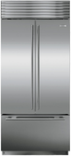 Sub-Zero® 21.0 Cu. Ft. Stainless Steel Built In French Door Refrigerator-0