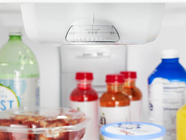 Whirlpool® 33 in. 21.3 Cu. Ft. Monochromatic Stainless Steel Top Freezer Refrigerator-9