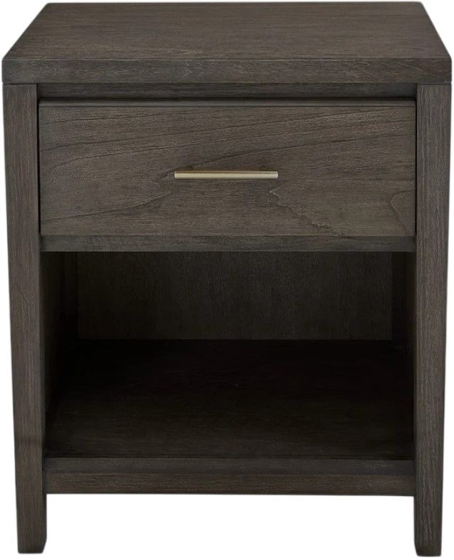 Modus Furniture Nevis Sharkskin Nightstand-2