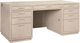 Hooker® Furniture Marlowe Polished Limestone Executive Desk-0