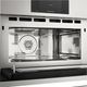 SKS Transitional Series 30" Satin Stainless Steel Built-In Microwave Electric Speed Oven-2