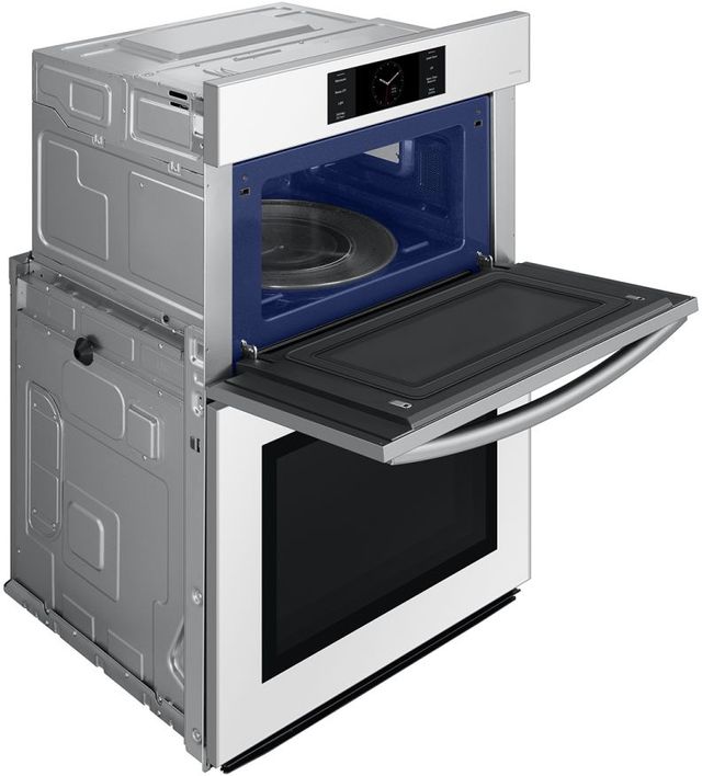 Samsung® Bespoke 7 Series 30" Clean White Oven/Micro Combo Electric Wall Oven-2