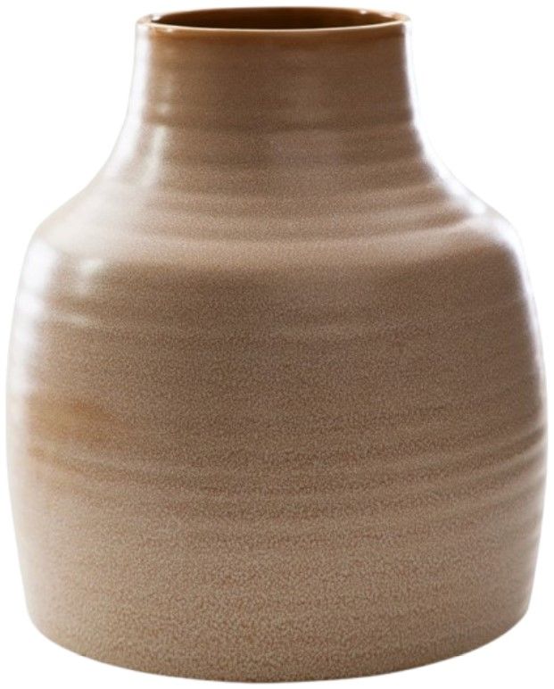 Signature Design by Ashley® Millcott 2-Piece Tan 10" Vase Set-1