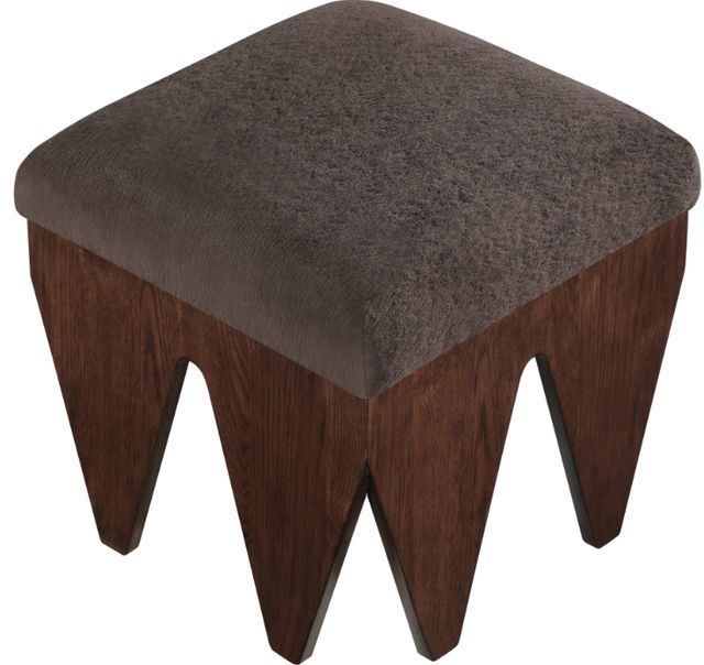 Meridian Furniture Altair Brown/Walnut Upholstered Bench-1
