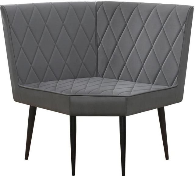 Coaster® Moxee Gray/Gunmetal Corner Bench-0
