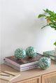A & B Home 3-Piece Green Decorative Spheres Set-4