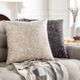 Surya Collins Charcoal 20"x20" Toss Pillow with Polyester Insert-5