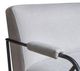 International Furniture Direct Lotus Beige/Matte Black Accent Chair-1