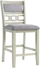 Elements International Amherst 5-Piece Bisque Counter Dining Set-2