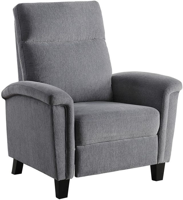 Mazin Furniture Weiser Gray Push Back Reclining Chair-0