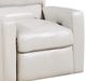 USA Premium Leather Furniture 6350 Pebble Bone Power Recliner-3