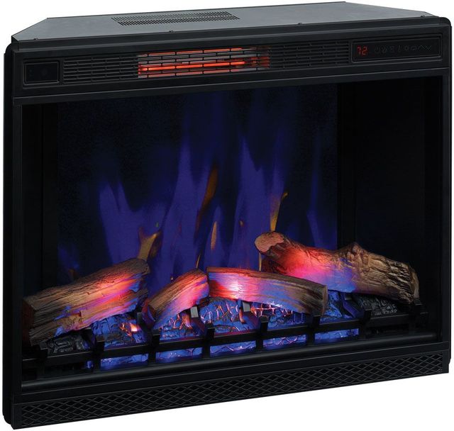 ClassicFlame® Black Infrared Quartz Electric Fireplace Insert-0
