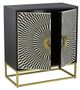 A & B Home Black/White Cabinet-2