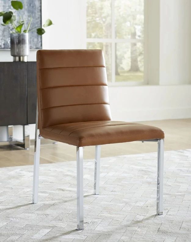 Modus Furniture Amalfi Cognac Side Chair-1