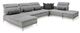 VIG Furniture David Ferrari Horizon Gray U Shaped Sectional Sofa-0