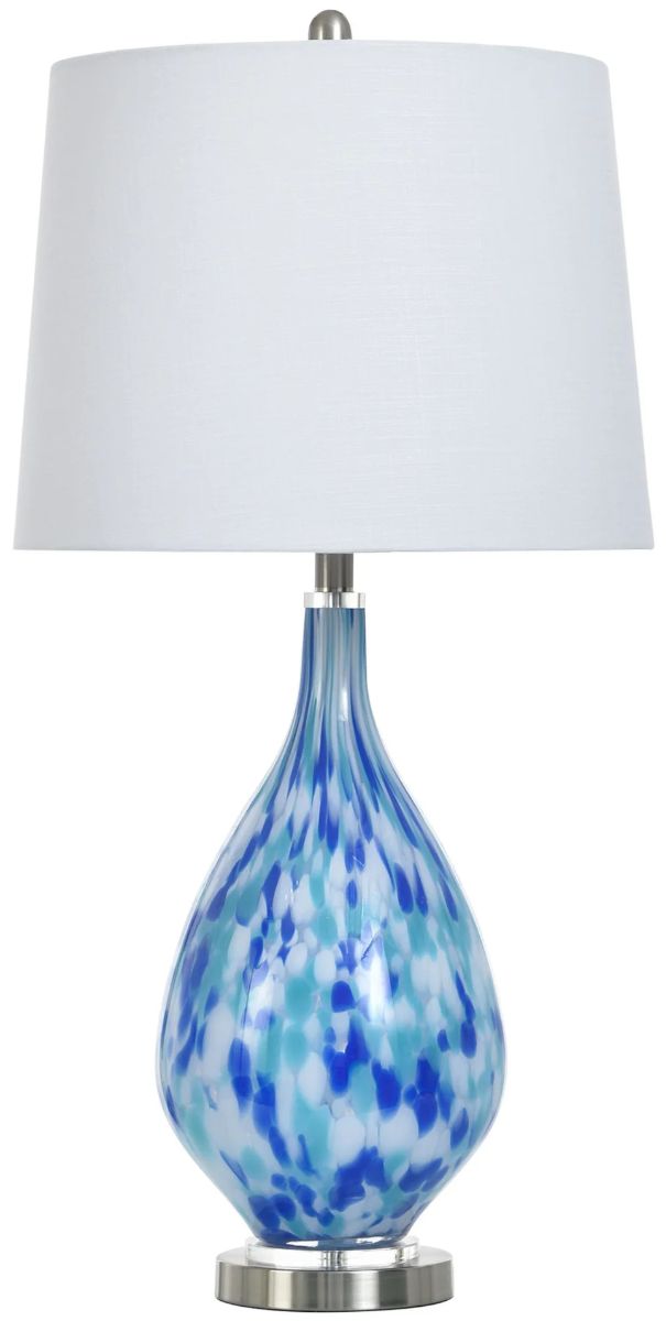 Stylecraft Fanling Blue Table Lamp-0
