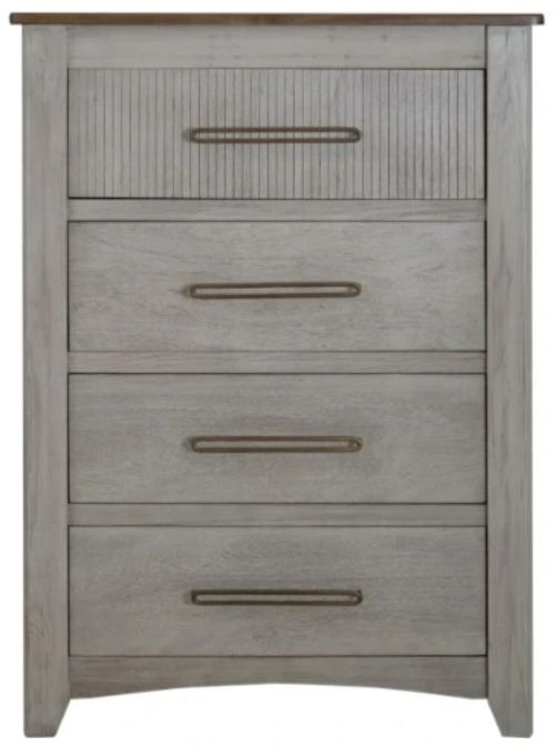 International Furniture Direct Ridge Light Gray Chest-3